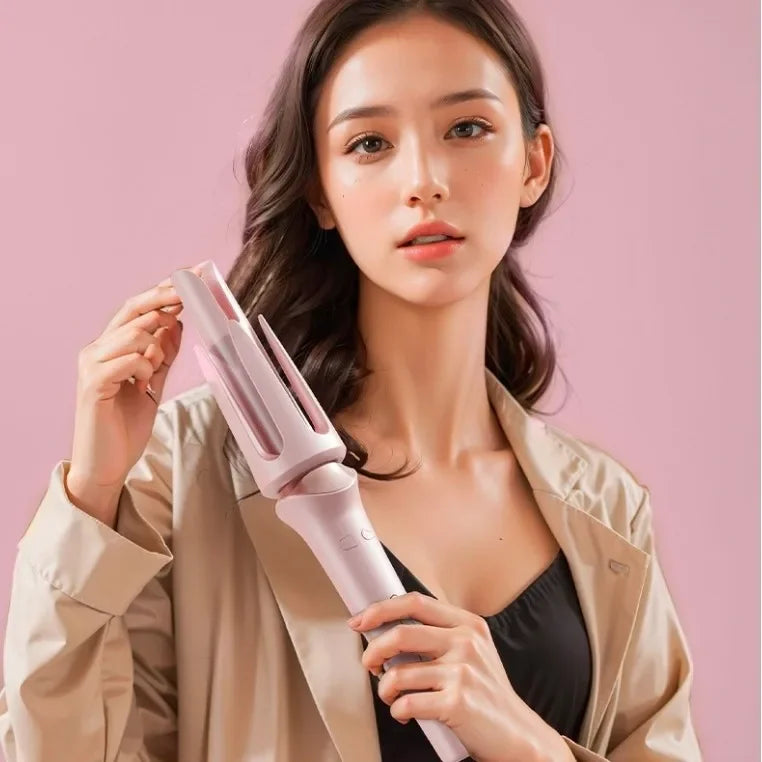 नयाँ स्वचालित ठूलो वेभ कर्लिंग आइरन ३२ मिमी सिरेमिक कोटिंग इलेक्ट्रिक हेयर वेभर लामो समयसम्म टिक्ने स्टाइलिङ उपकरण सैलुन सामानहरू