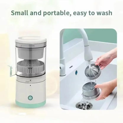 Fully Automatic Fruit Juicer Extractor Portable Juice Machine with Residue Separation Bidirectional Spiral for Home Use