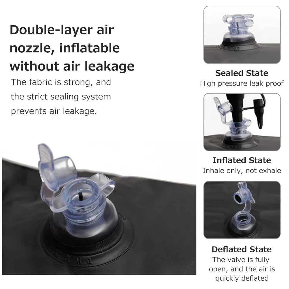 गद्दा कार इन्फ्लेटेबल ट्राभल बेड होम आउटडोर क्याम्पिङ म्याट रियर फ्लकिङ प्लस एयर गद्दा SUV को लागि