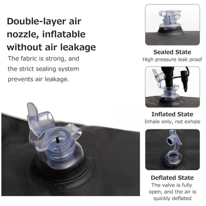 गद्दा कार इन्फ्लेटेबल ट्राभल बेड होम आउटडोर क्याम्पिङ म्याट रियर फ्लकिङ प्लस एयर गद्दा SUV को लागि