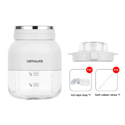 यात्रा र फिटनेसको लागि USB रिचार्जेबल पोर्टेबल ब्लेंडर कप ८०० मिली लीकप्रूफ ट्राइटन सामग्री भान्सा उपकरणहरू भान्सा उपकरणहरू