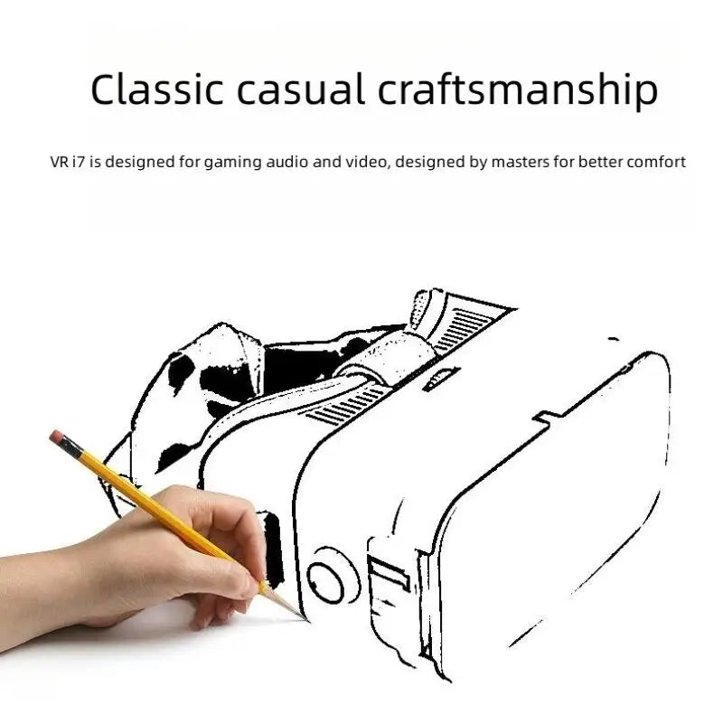 ४.७-६.१ इन्च एन्ड्रोइड स्मार्ट फोनहरूको लागि ३D VR चश्मा हेडसेट हेड-माउन्ट गरिएको समायोज्य VR भर्चुअल रियालिटी चलचित्र खेल हेलमेट