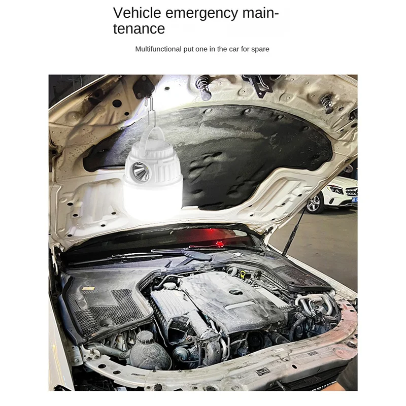 B50B-505A क्याम्पिङ लाइट आउटडोर क्याम्पिङ लाइट रिचार्जेबल टेन्ट लाइट इमर्जेन्सी एलईडी बल्ब