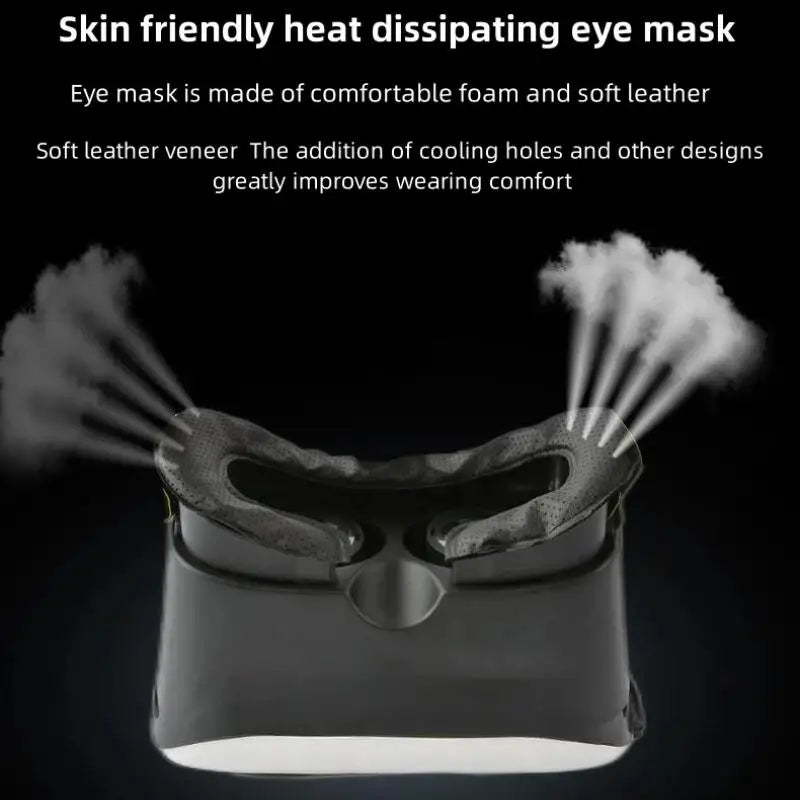 ४.७-६.१ इन्च एन्ड्रोइड स्मार्ट फोनहरूको लागि ३D VR चश्मा हेडसेट हेड-माउन्ट गरिएको समायोज्य VR भर्चुअल रियालिटी चलचित्र खेल हेलमेट