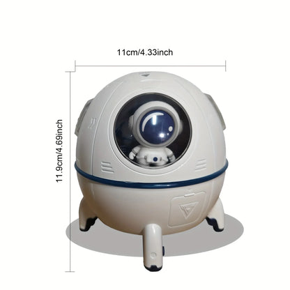 Portable Office Desktop USB Astronaut Space Capsule Air Humidifier Diffuser 220ML With Colorful Led Light