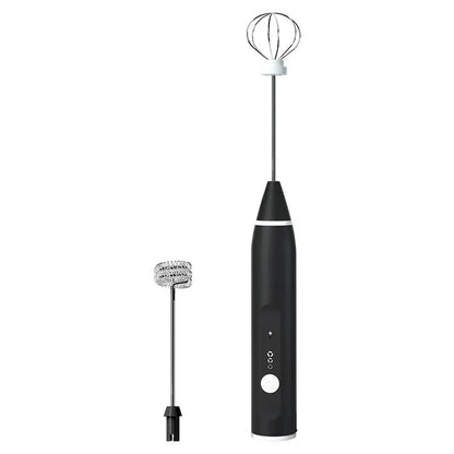 Electric Milk Frother Portable Egg Beater USB Rechargeable Handheld Coffee Blender Milk Shaker Mixer Foamer Food Blender