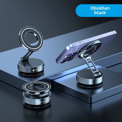 भ्याकुम म्याग्नेटिक कार फोन होल्डर फोल्डेबल सक्सन कप मिरर जिम बाथ शावर स्ट्यान्ड आईफोन १६ १५ १४ १३ १२ ११ शाओमी सामसुङको लागि