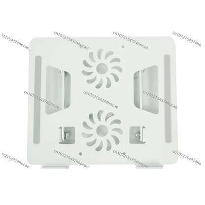 धातु समायोज्य ल्यापटप होल्डर ३६० डिग्री घुमाउने ल्यापटप कूलिङ होल्डर फोल्डेबल ल्यापटप लिफ्टर होल्डर डुअल फ्यानहरू सहित