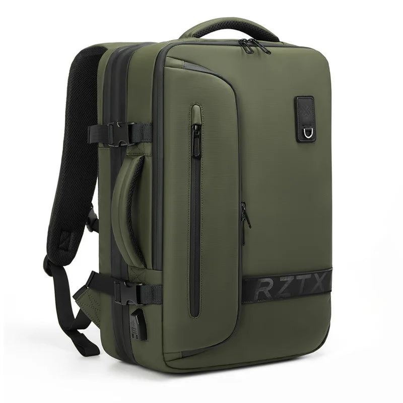 यात्रा पुरुष विस्तारित ल्यापटप ब्याकप्याक भ्याकुम कम्प्रेसन हाइकिङ ब्याकप्याक USB चार्जिङ व्यवसाय पम्पहरूको लागि ठूलो क्षमताको ब्याकप्याक