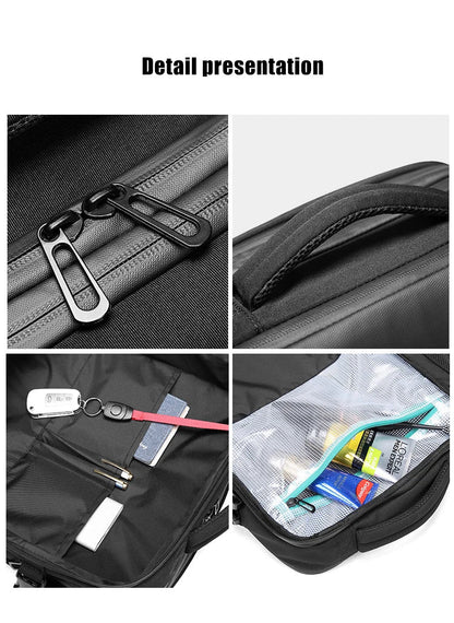 यात्रा पुरुष विस्तारित ल्यापटप ब्याकप्याक भ्याकुम कम्प्रेसन हाइकिङ ब्याकप्याक USB चार्जिङ व्यवसाय पम्पहरूको लागि ठूलो क्षमताको ब्याकप्याक