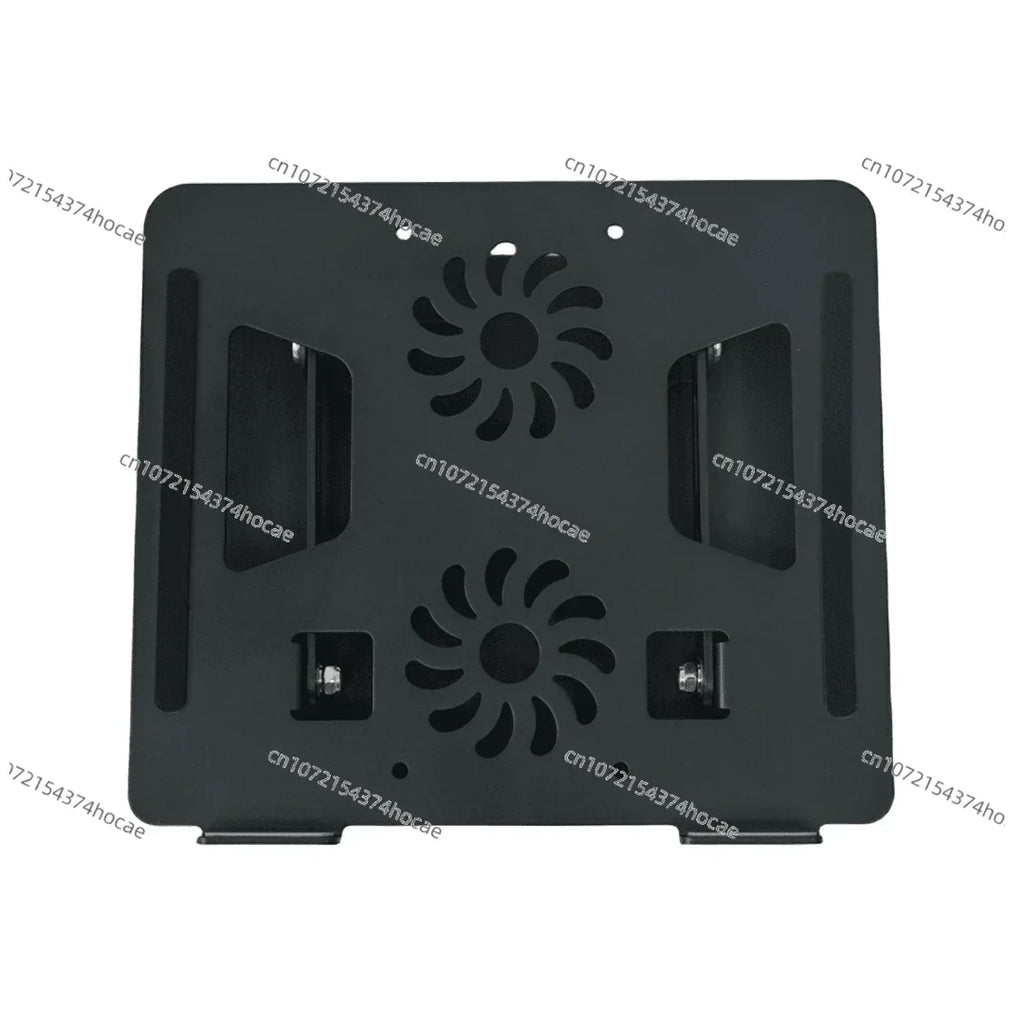 धातु समायोज्य ल्यापटप होल्डर ३६० डिग्री घुमाउने ल्यापटप कूलिङ होल्डर फोल्डेबल ल्यापटप लिफ्टर होल्डर डुअल फ्यानहरू सहित