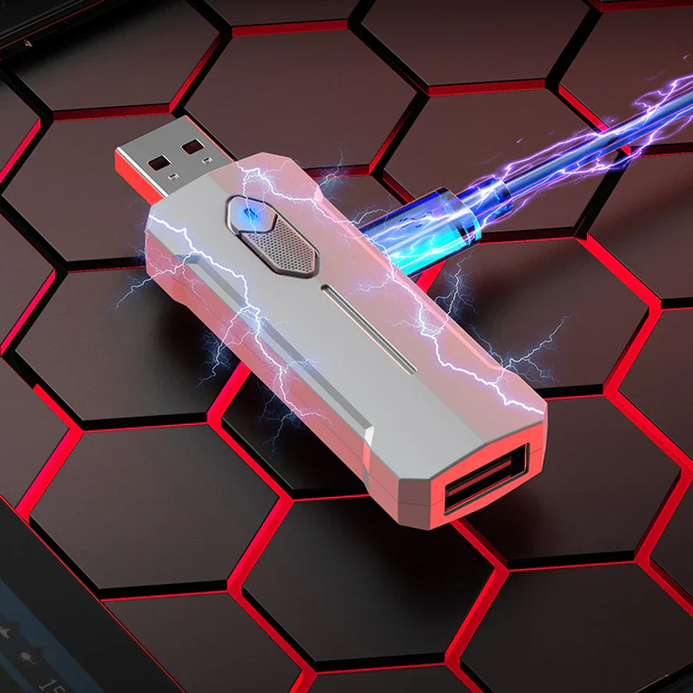 ५ इन १ माउस किबोर्ड एडाप्टर कन्भर्टर ब्लुटुथ-कम्प्याटिबल ५.३ PUBG गेमिङ किबोर्डको लागि र माउस कम्बो गेमर एक्सेसरीजको लागि