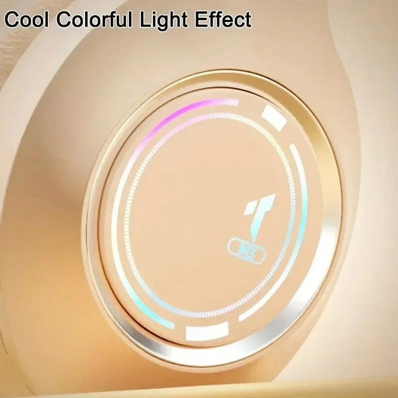 M3 प्रकाश उत्सर्जक ब्लुटुथ हेडसेट फोल्डिङ एलईडी कार्ड वायरलेस हेडसेट टाइप-सी चार्जिङ मल्टी-सीन युज गेम अफिस