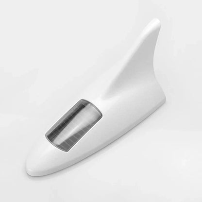 Car Solar Charge LED Anti Collision Warning Light Car Shark Fin Antenna Roof Tail Modification Light Car Safety Warning Light